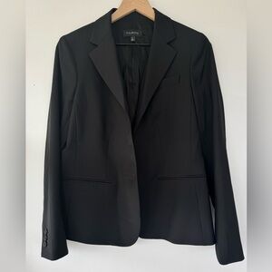 Talbots Black Blazer Classic Tailored‎ Suit Jacketed Luxe Wool Blazer NWOT 10